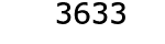  3633