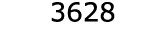 3628