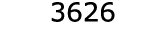  3626