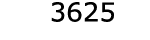  3625