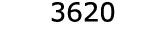  3620