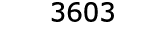  3603