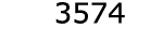  3574