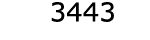  3443