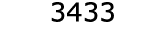  3433