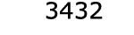  3432