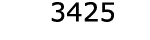  3425