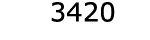 3420