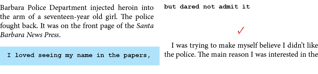 Barbara Police Department injected ﻿heroin into the arm of a seventeen-year old girl. The police fought back. It was ...