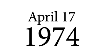 April 17 1974