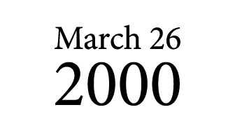 March 26 2000