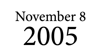 November 8 2005