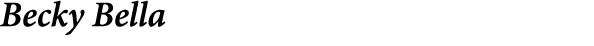 ﻿﻿Becky Bella