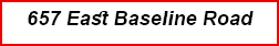 657 East Baseline Road