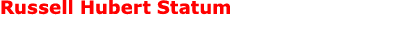 ﻿Russell Hubert Statum 
