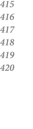 415 416 417 418 419 420 