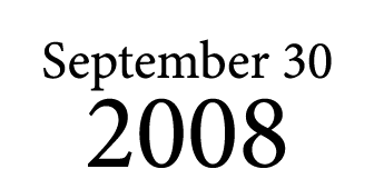 September 30 2008