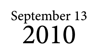 September 13 2010