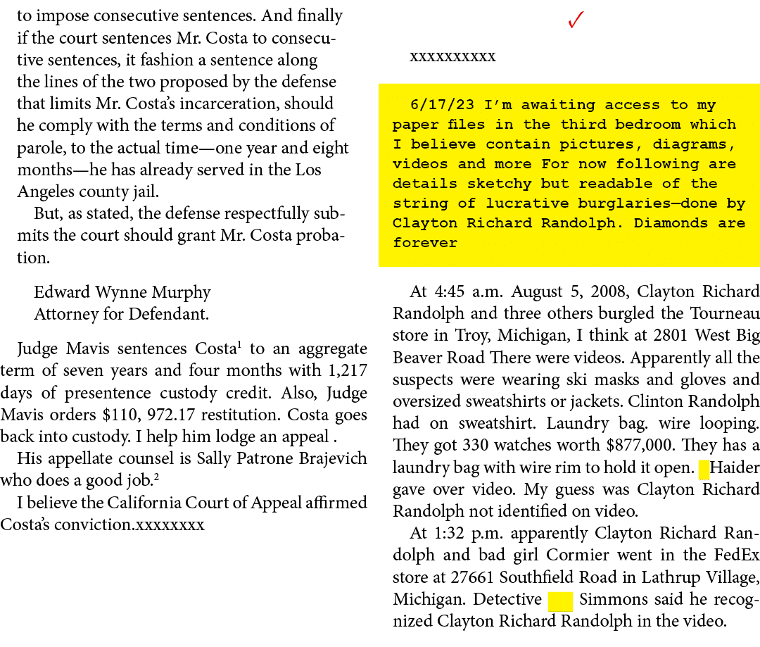 to impose consecutive sentences. And finally if the court sentences Mr. Costa to consecutive sentences, it fashion a ...