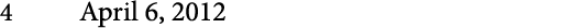 4 April 6, 2012