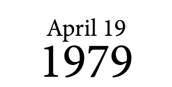 April 19 1979