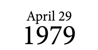 April 29 1979