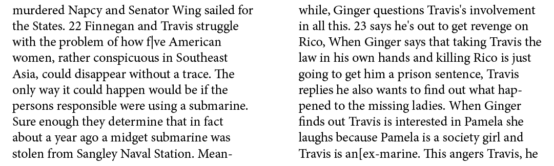 murdered Napcy and Senator Wing sailed for the States. 22 Finnegan and Travis struggle with the problem of how f|ve A...