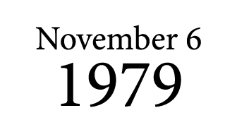 November 6 1979
