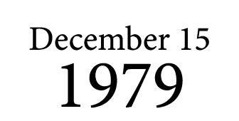 December 15 1979