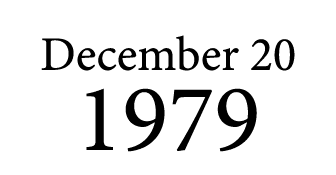 December 20 1979