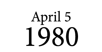 April 5 1980