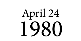 April 24 1980