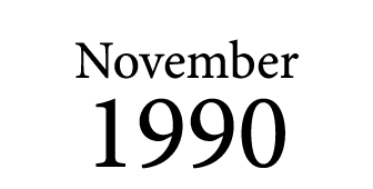 November 1990