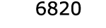  6820