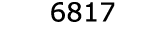  6817