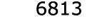  6813
