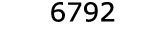  6792