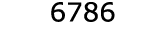  6786