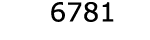  6781