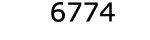  6774