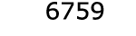 6759