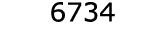  6734