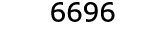  6696