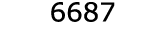  6687