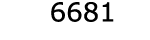  6681
