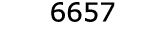  6657