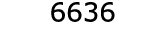  6636