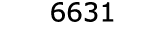  6631