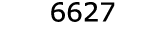  6627