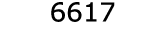  6617